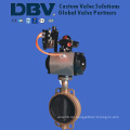 Pneumatisches Gummi Lined Butterfly Valve